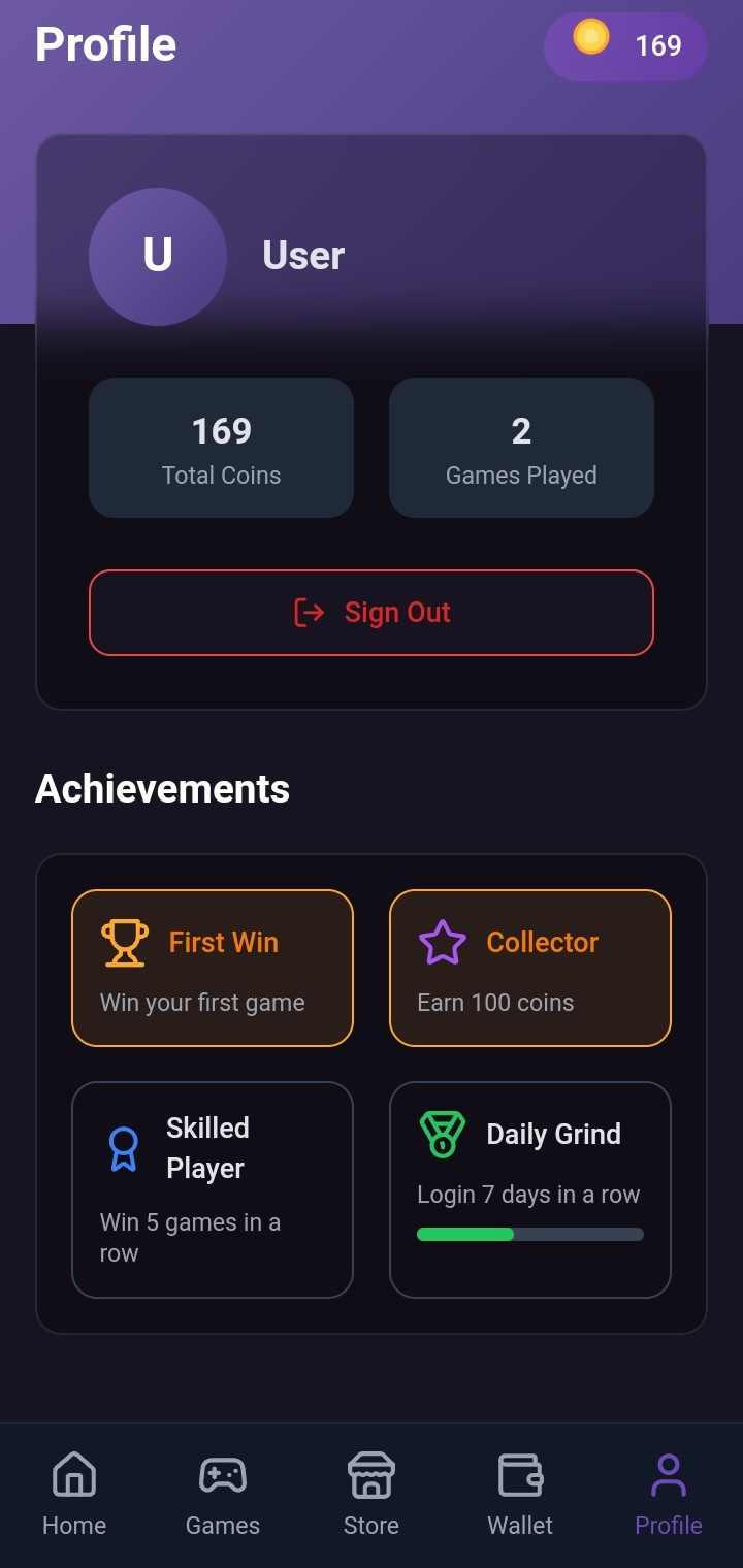 WinWitty - Gaming Platform - Professional software development project showcasing Flutter, Dart, Firebase, Cloud Functions